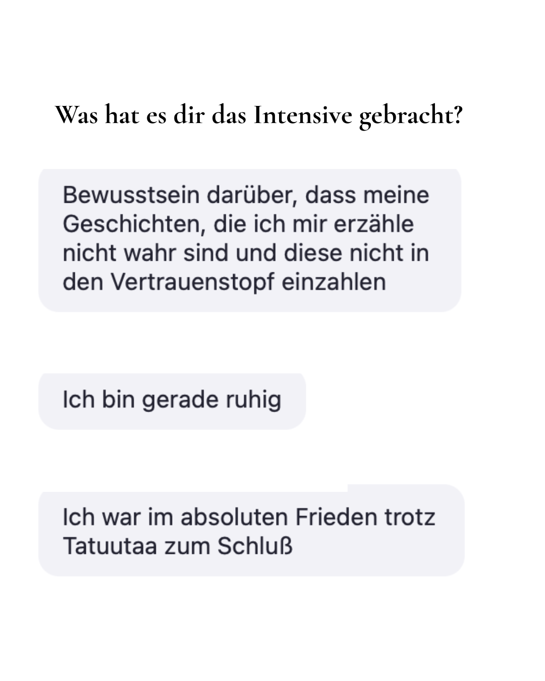 Vertrauen Intensive Testi2